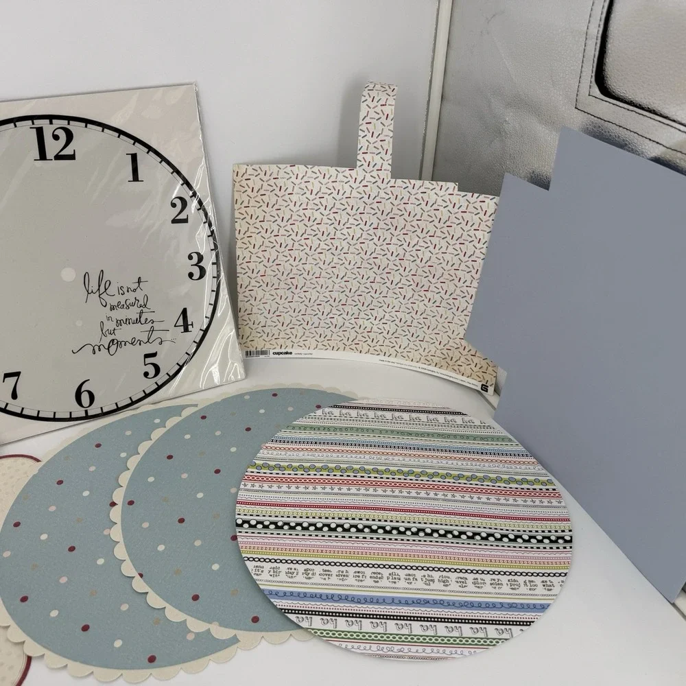 Large Mixed Lot Of‎ Scrapbooking Supplies-Paper Cardstock Embellishments Sticker